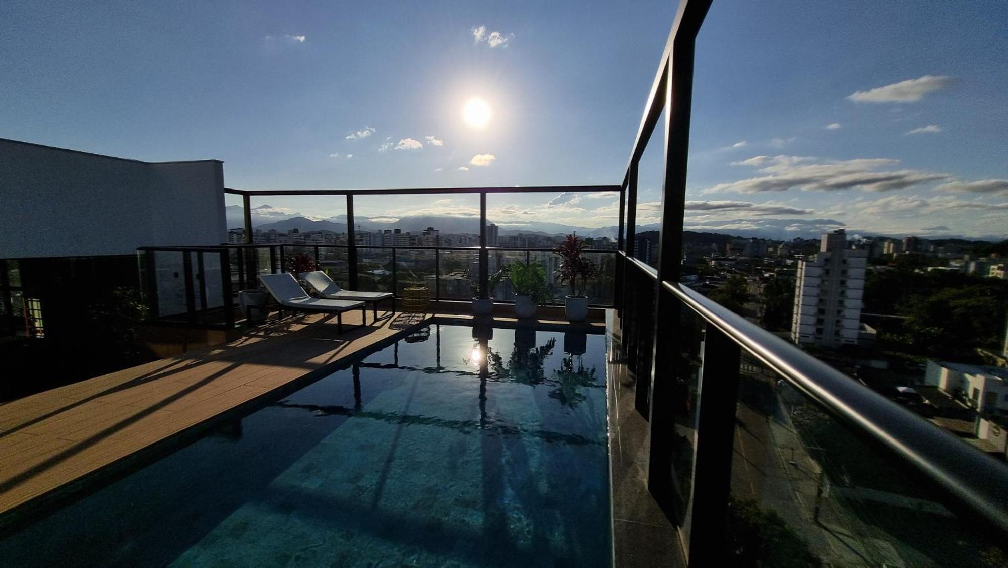 Apartamento Joinville Saguacu - Piscina Incrivel Esterno foto