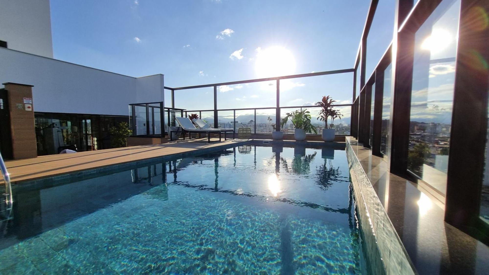Apartamento Joinville Saguacu - Piscina Incrivel Esterno foto