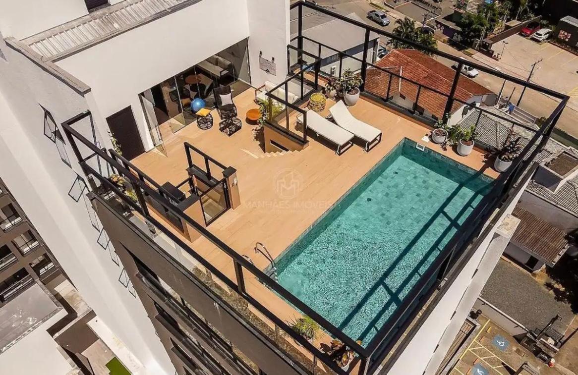 Apartamento Joinville Saguacu - Piscina Incrivel Esterno foto
