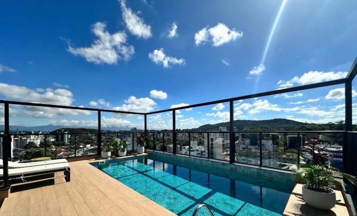 Apartamento Joinville Saguacu - Piscina Incrivel Esterno foto